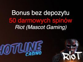 Bonus bez depozytu Hotline 50 darmowych spinów